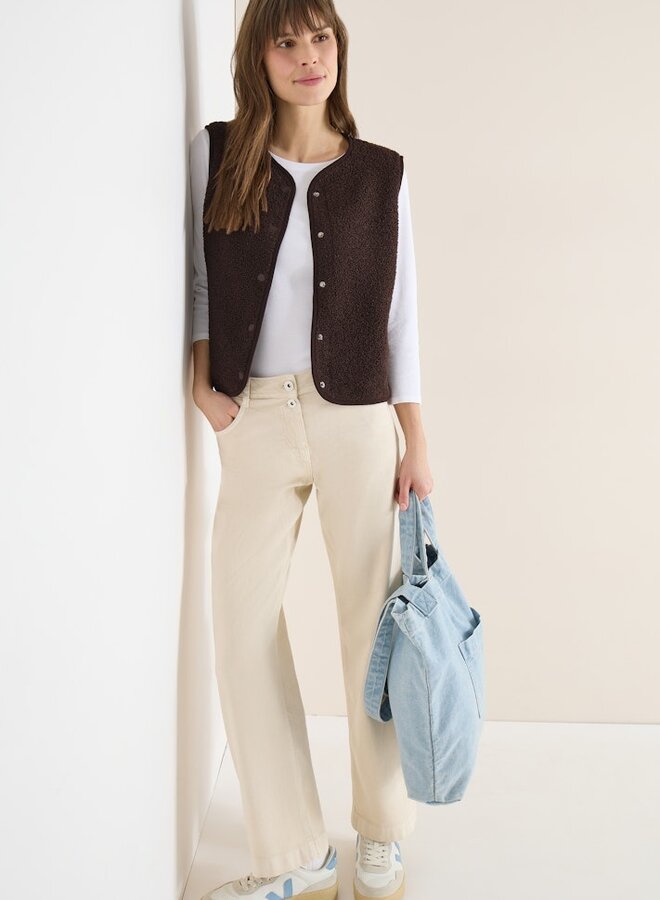 Gilet Teddy 220309  - 17493  Macchiato Brown