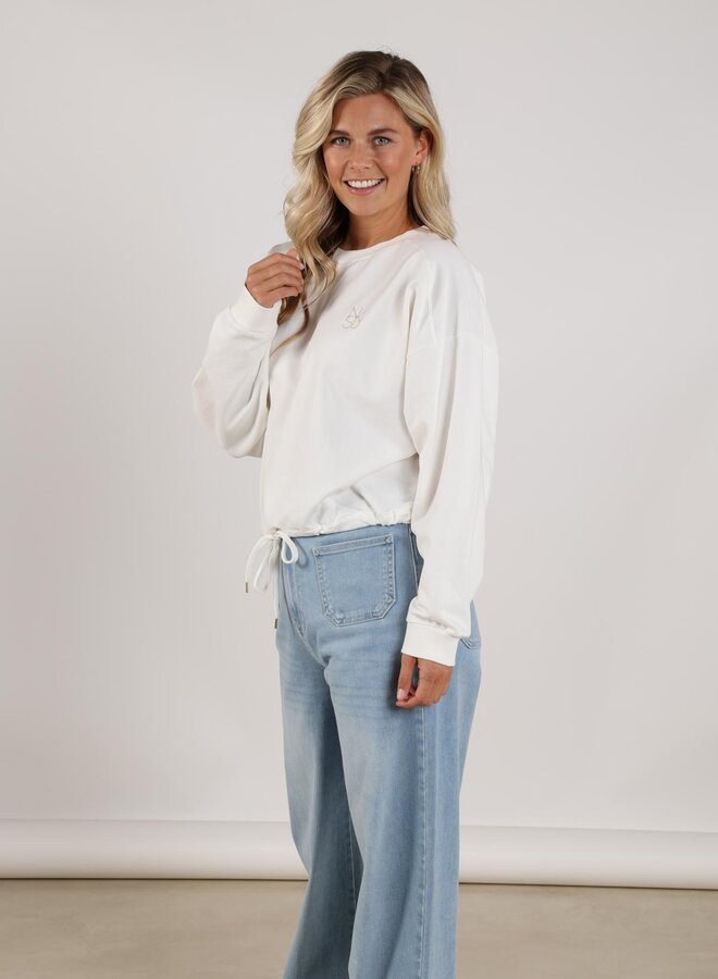 Nukus Sweater NKS03061 - 126 Offwhite/Gold