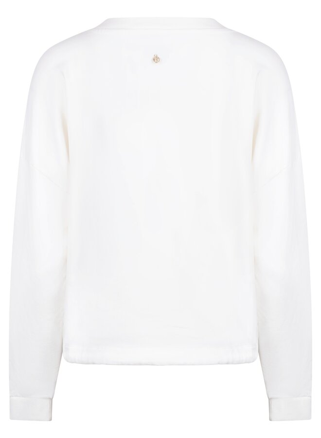 Nukus Sweater NKS03061 - 126 Offwhite/Gold