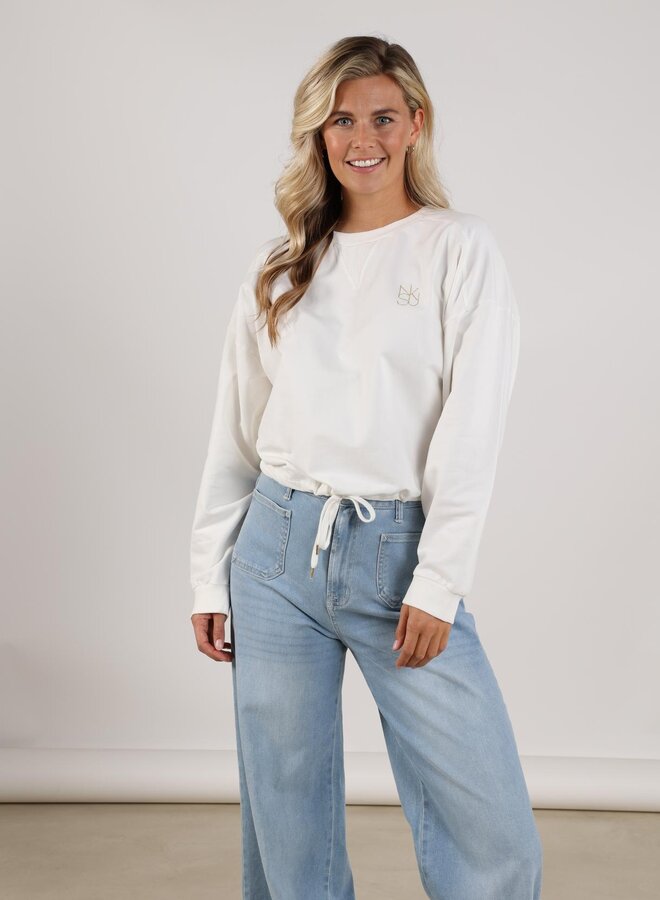 Sweater NKS03061 - 126 Offwhite/Gold