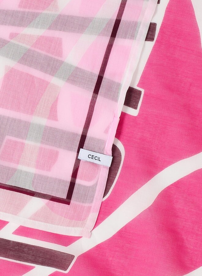 Cecil Sjaal Vierkant 573086 - 37492  Beetroot Pink