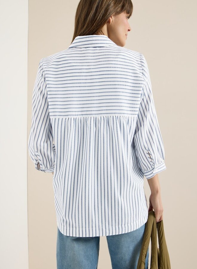 Cecil Blouse 346420 - 37473  Sporty Denim Blue