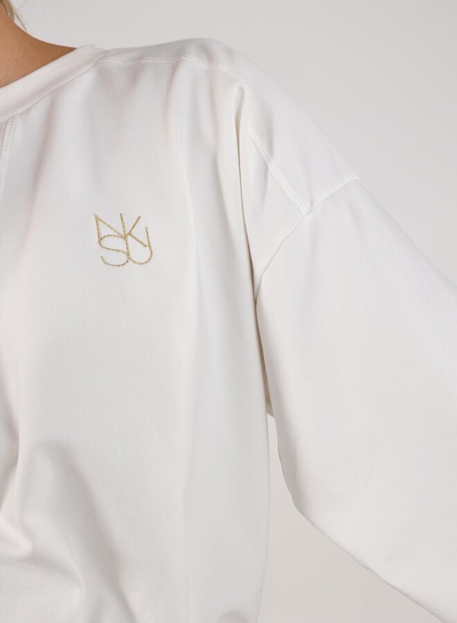 Nukus Trui NKS03061 - 126 Offwhite/Gold