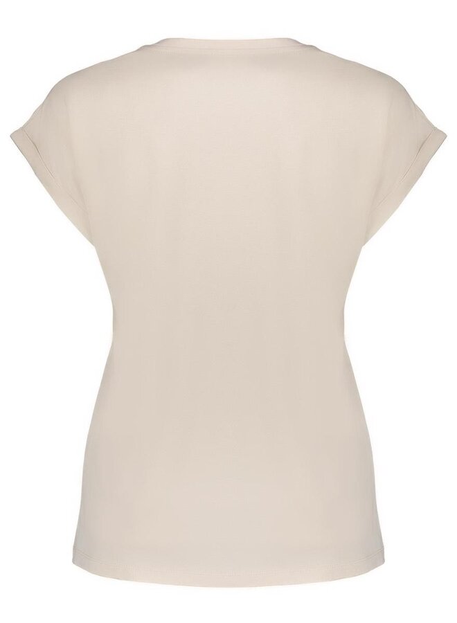 Geisha T-shirt 62143-41 - 720 Sand/Cherry