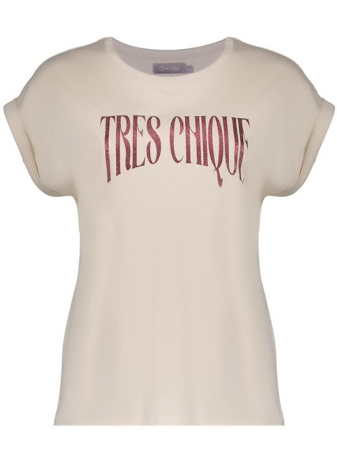 T-shirt 62143-41 - 720 Sand/Cherry