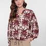 Geisha Blouse 63229-20 - 718 Ecru/Cherry Red