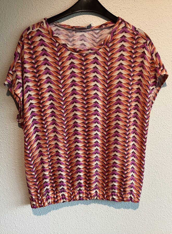 Geisha Top 62155-20 - 300 Lila/Orange