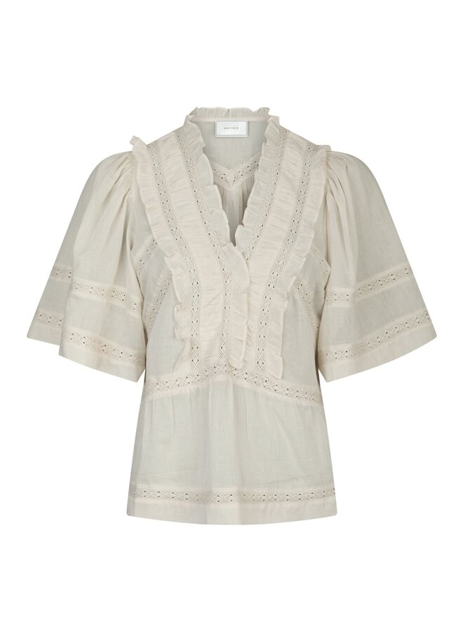 Neo Noir Top Evienne s Voile 161856  - 124 Ivory