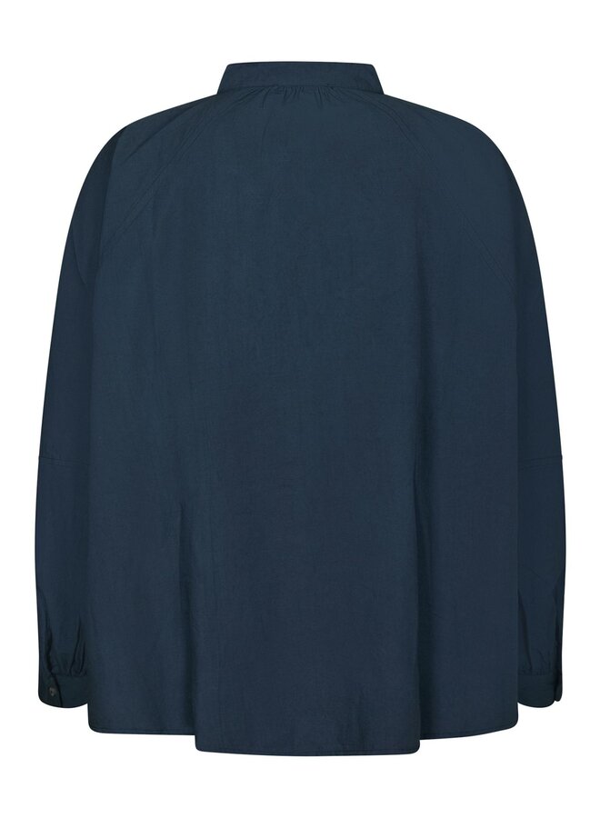 Neo Noir Blouse Solane C Poplin 168066  - 141 Navy