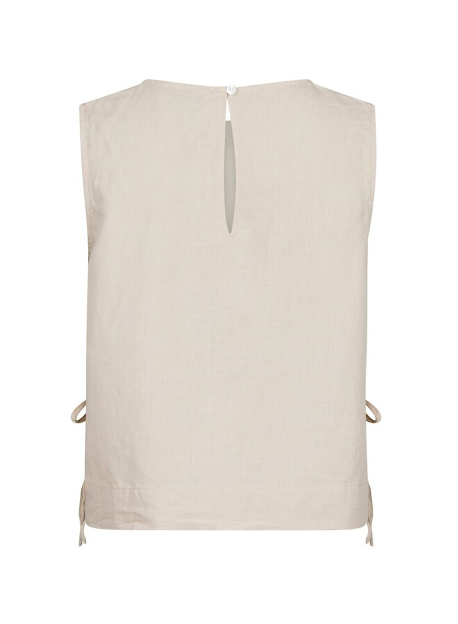 Neo Noir Top Svetlana Linen 159947- 213 Sand