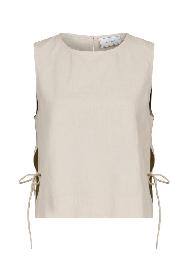 Neo Noir Top Svetlana Linen 159947- 213 Sand