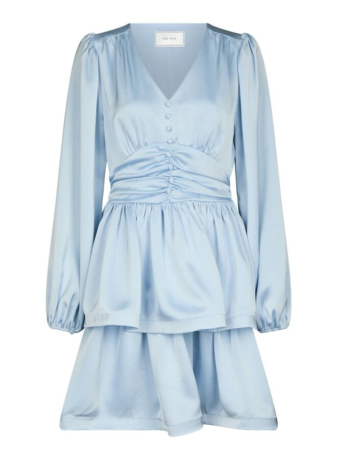 Neo Noir Jurk Rivana Heavy Sateen 168847 - 145 Light Blue