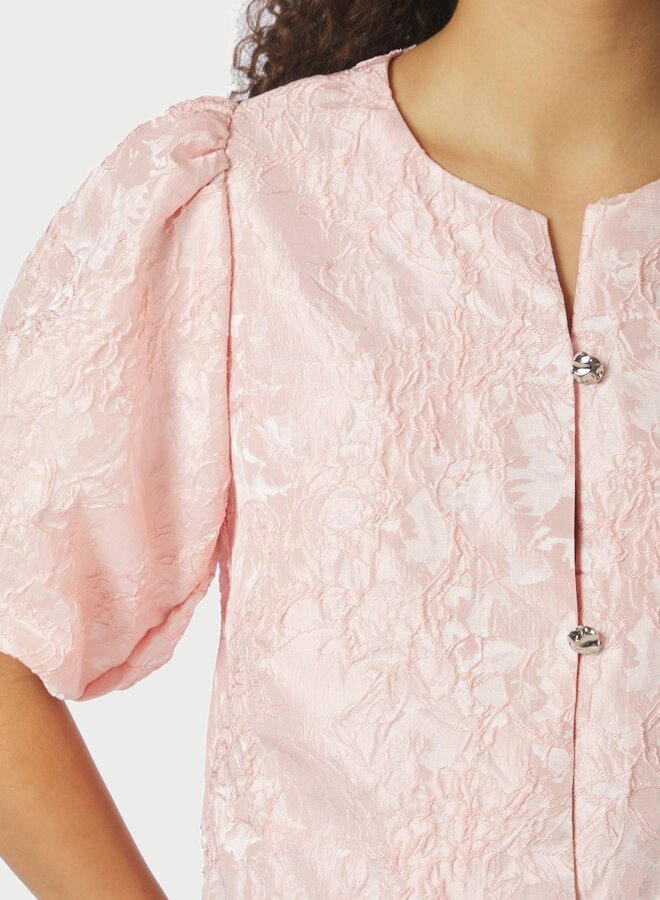 Neo Noir Blouse Aisa Soft Brocade 168844 - 754 Light Pink
