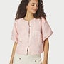 Neo Noir Blouse Aisa Soft Brocade 168844 - 754 Light Pink