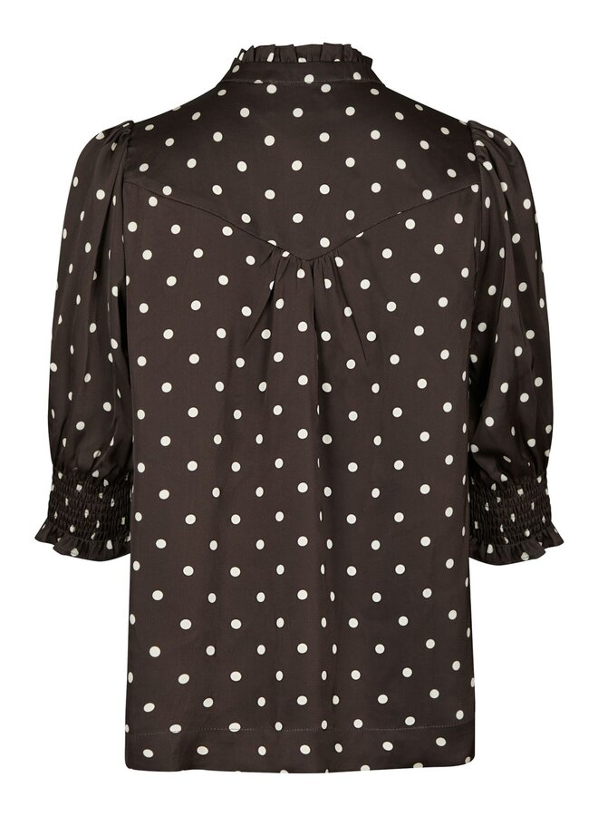Neo Noir Blouse Diana Dot 168484 - 676 Dark Brown