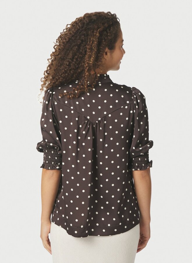 Neo Noir Blouse Diana Dot 168484 - 676 Dark Brown