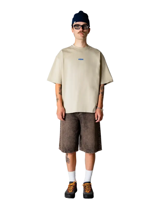 Woodbird T-Shirt WBBeam Lion 2616-404 - Stone