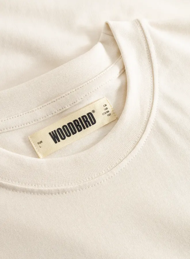 Woodbird T-Shirt WBBeam Lion 2616-404 - Off White