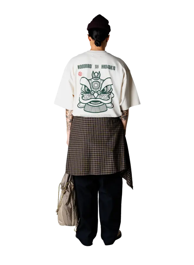 Woodbird T-Shirt WBBeam Lion 2616-404 - Off White