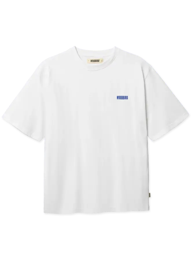 Woodbird T-Shirt WBBaine Sea 2616-401 - White