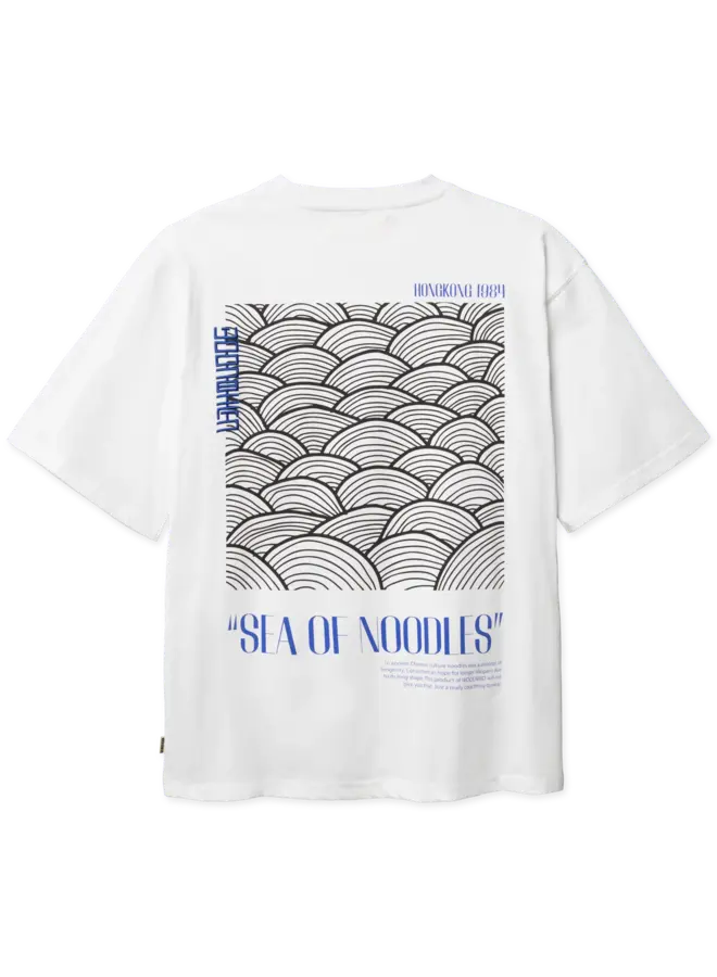 Woodbird T-Shirt WBBaine Sea 2616-401 - White