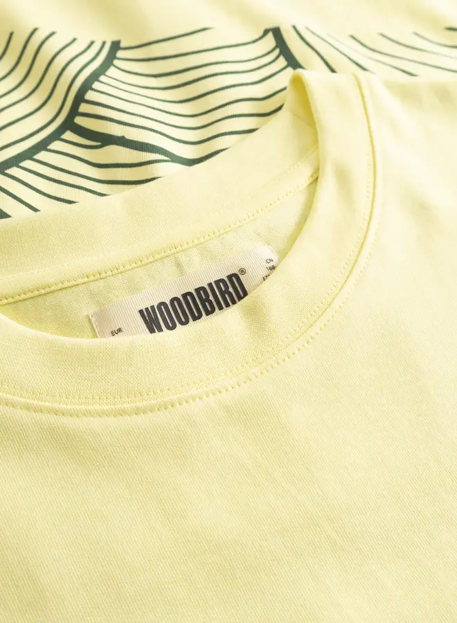 Woodbird T-Shirt WBBaine Sea 2616-401 - Wax Yellow