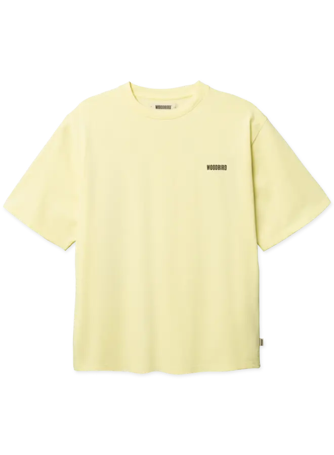 Woodbird T-Shirt WBBaine Sea 2616-401 - Wax Yellow