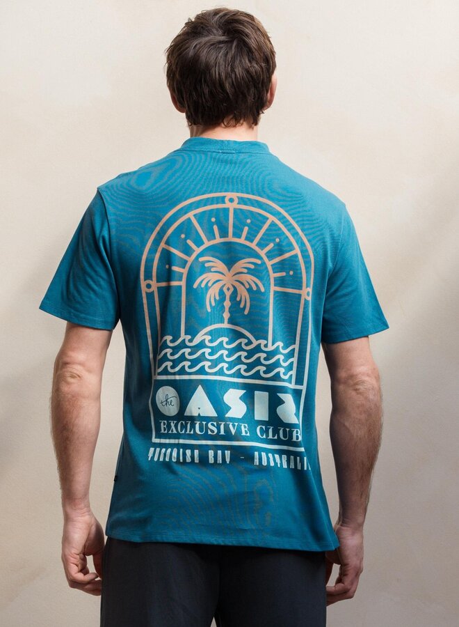 Kultivate T-Shirt OASIS 2601020202 - 746 Moroccan Blue