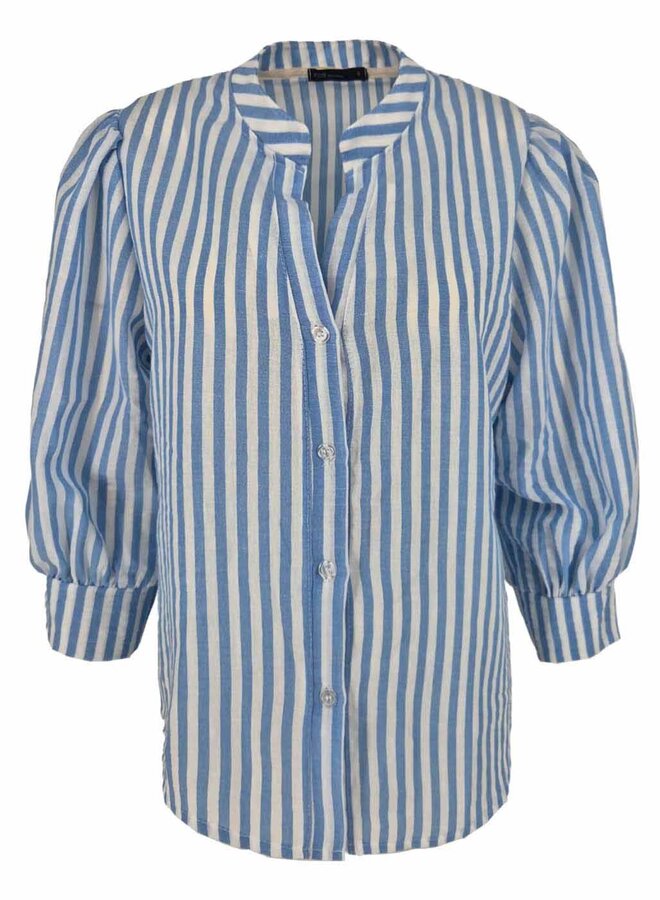 FOS Fashion Blouse - Boho 7726 - 450 Licht Blauw