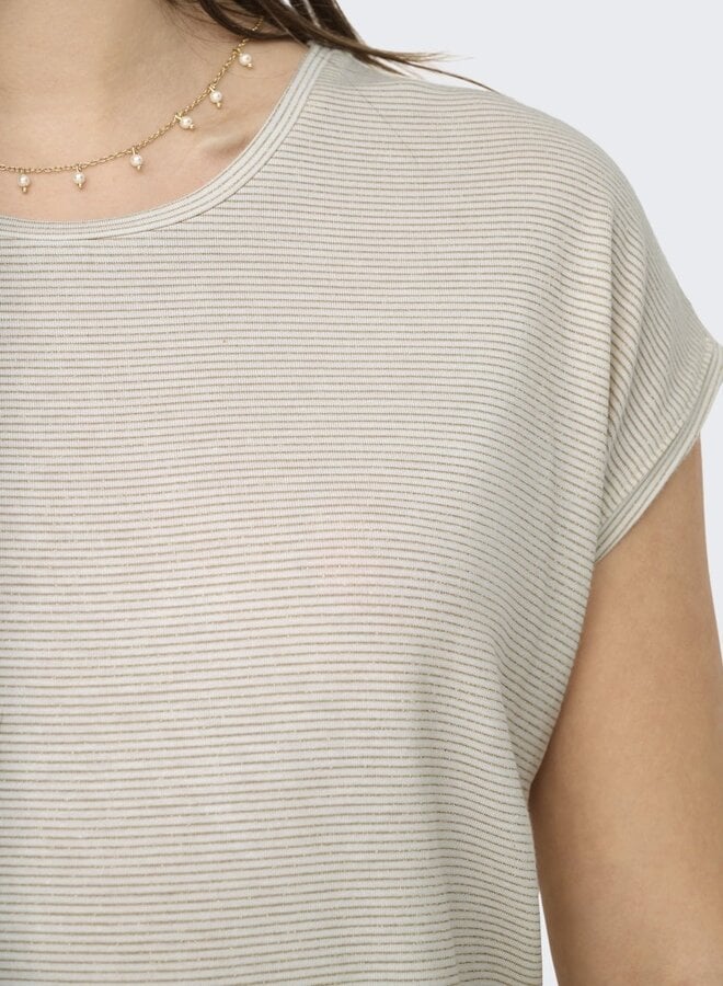 Only Glitter Top ONLCLAUDIA 15318422 -  Cloud Dancer