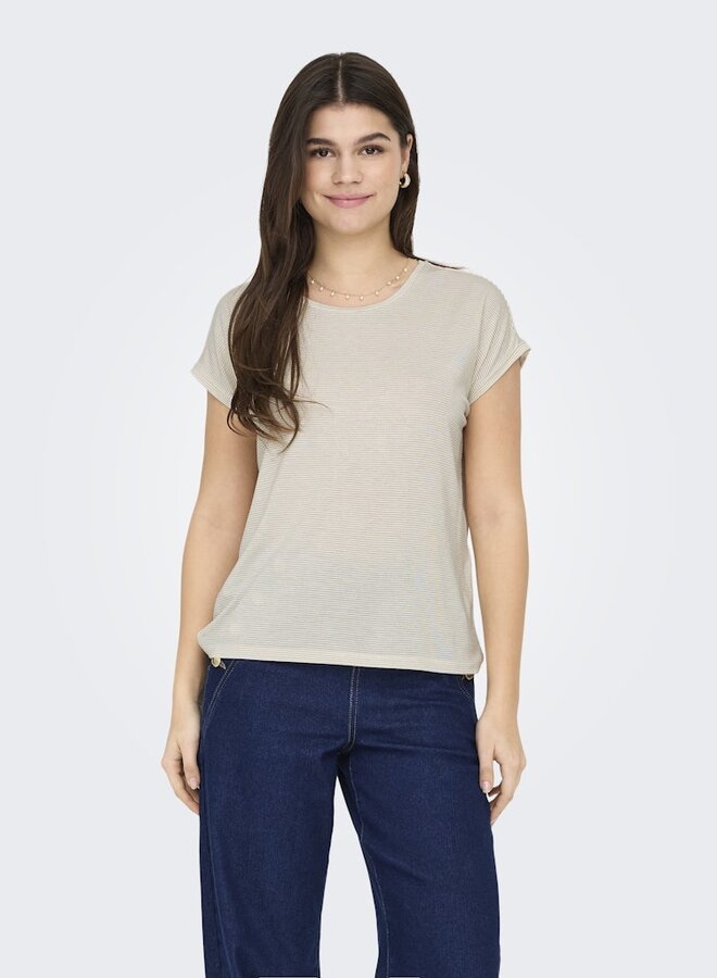 Only Top ONLCLAUDIA Glitter 15318422 -  Cloud Dancer