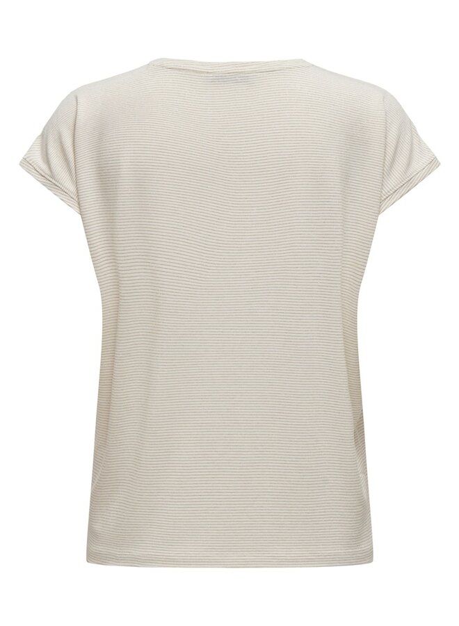 Only Top ONLCLAUDIA Glitter 15318422 -  Cloud Dancer