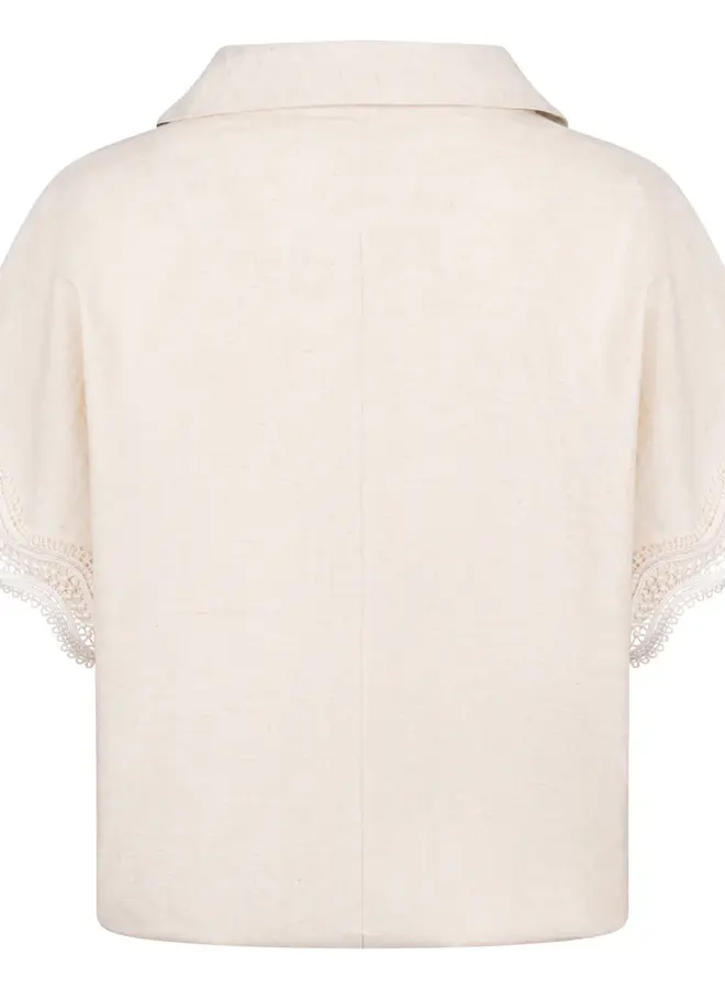 Nukus Linnen Top Daniel NKS01132 - 9 Sand