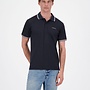 Airforce Polo Double Stripe HRM0655 -  Dark Navy Blue//White