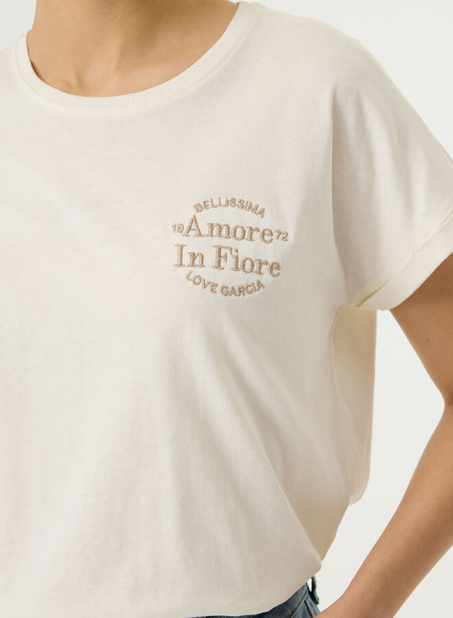 Garcia T-Shirt P260201 - 53 Off White