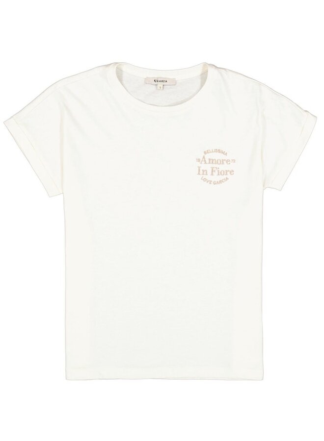 Garcia T-Shirt P260201 - 53 Off White