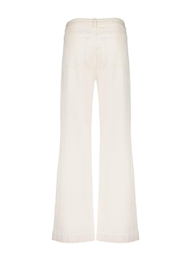 Geisha Broek 61013-10 - 718 Ecru Raw Linen Mix