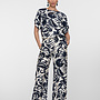 Geisha Broek 61141-26 - 675 Navy/Off-White