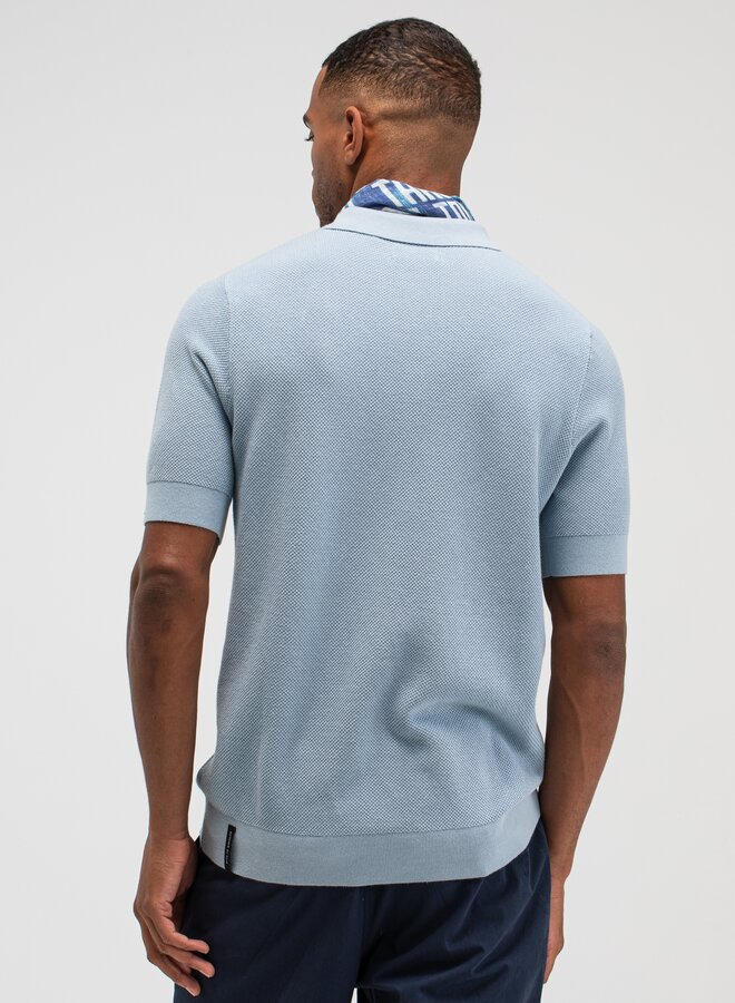 Butcher Of Blue Polo M2616001 - 856 Shark Blue
