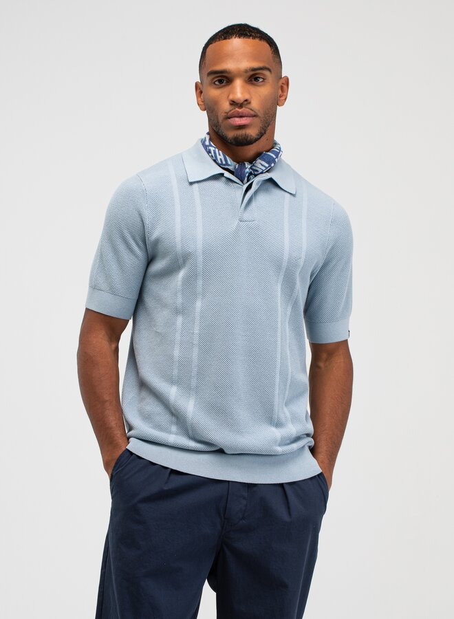 Butcher Of Blue Polo M2616001 - 856 Shark Blue