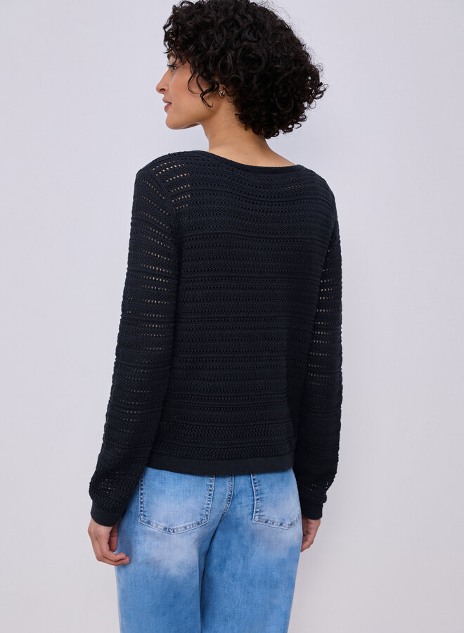 Street One Trui A303820  - 17502 Shadowed Navy