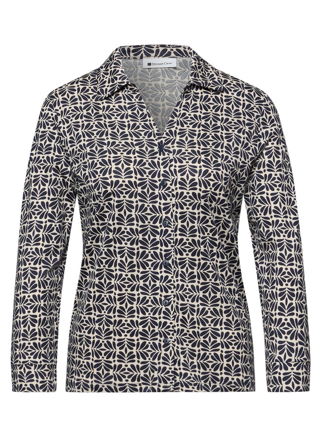 Street One Blouse A324803  - 27502 Shadowed Navy