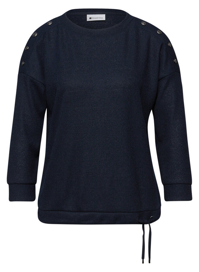 Street One Trui A324632  - 17502 Shadowed Navy
