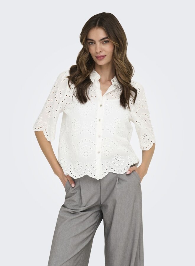 Only Blouse ONLVALAIS 15351106 - Cloud Dancer