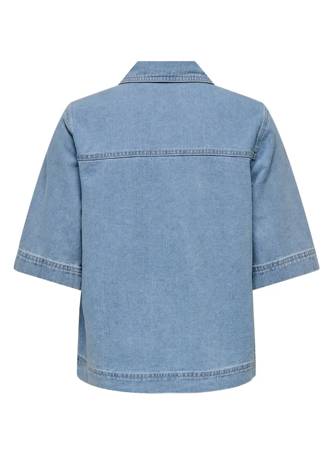 Blouse ONLBELLE 15347084 - Light Blue Denim