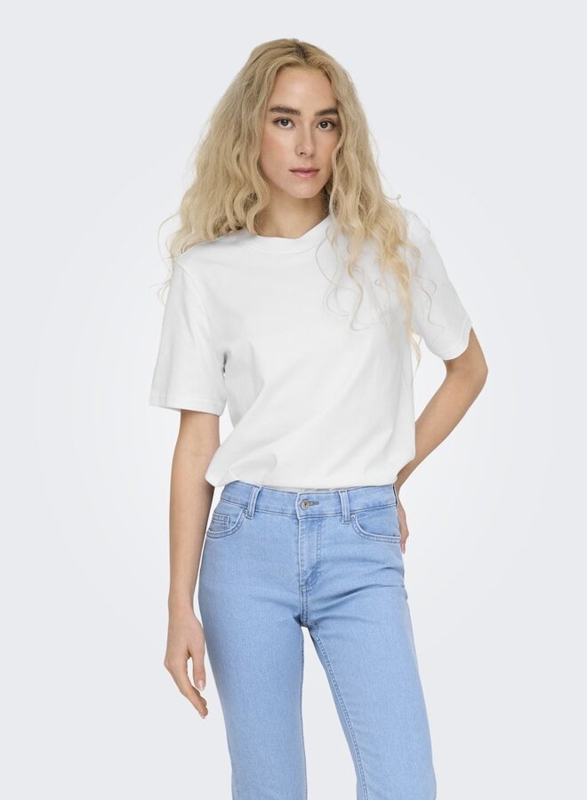Only T-shirt ONLMONJA 15320892 - White