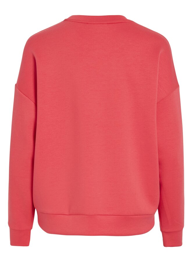 Vila Sweater VISIF 14114804 - Hibiscus