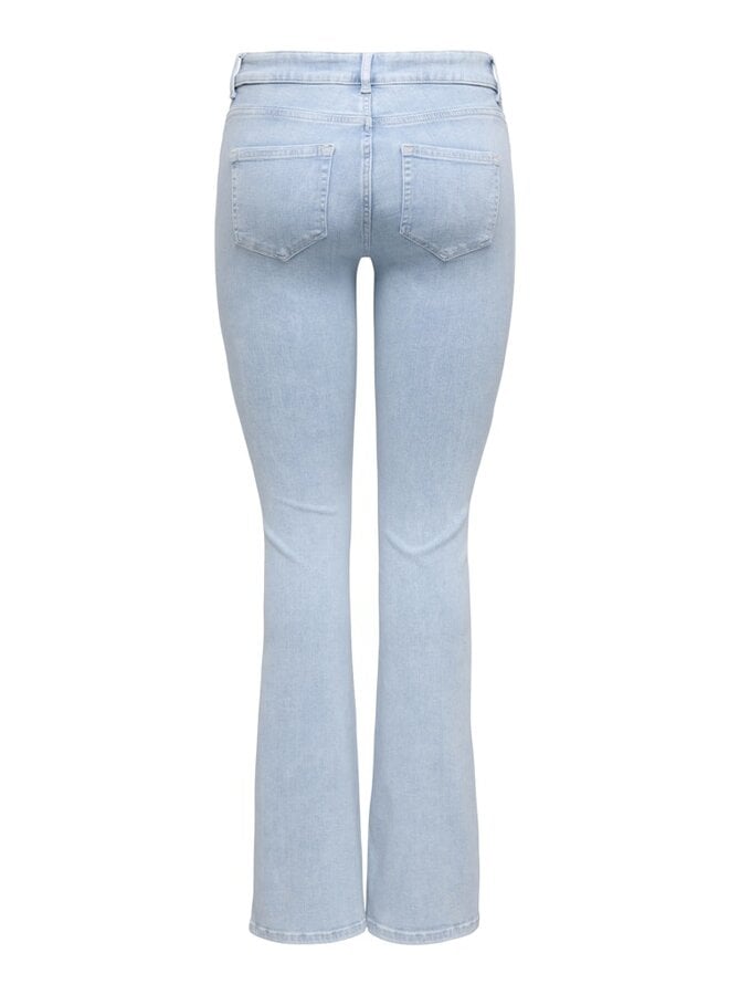 Only Flared Jeans ONLBLUSH 15363225 - Light Blue Bleached