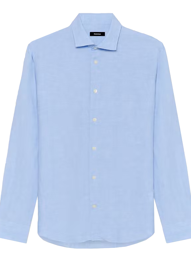 Matinique Linnen Overhemd MAmarc 30205841 - 154030 Chambray Blue