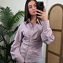 Ambika Amerie Blouse - Pink Grid